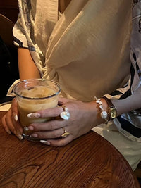 Natural Baroque Pearl Sterling Silver Ring