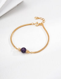 Mysterious amethyst bracelet